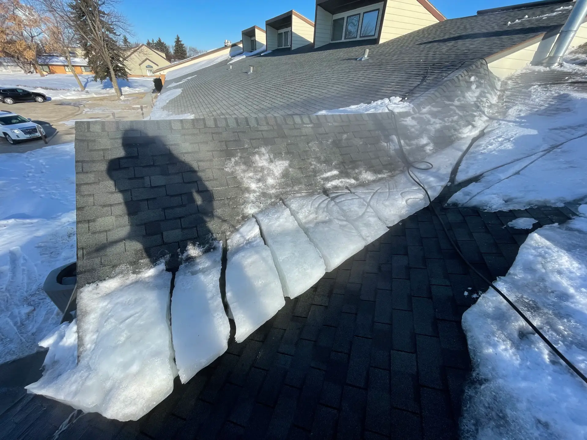 Delaware ice dam removal