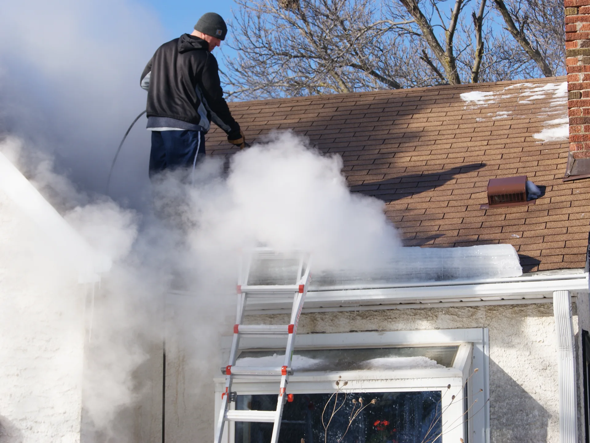 KS ice dam removal service