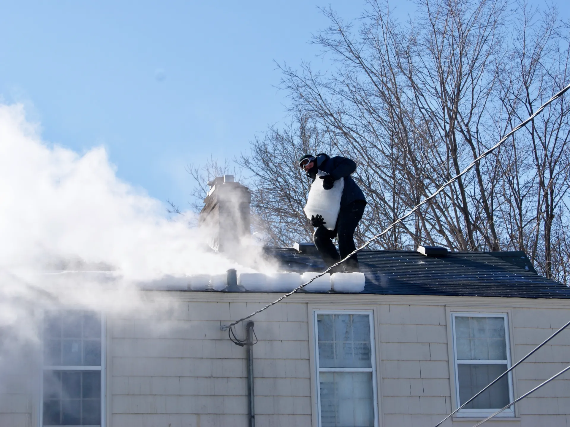 MN ice dam removal