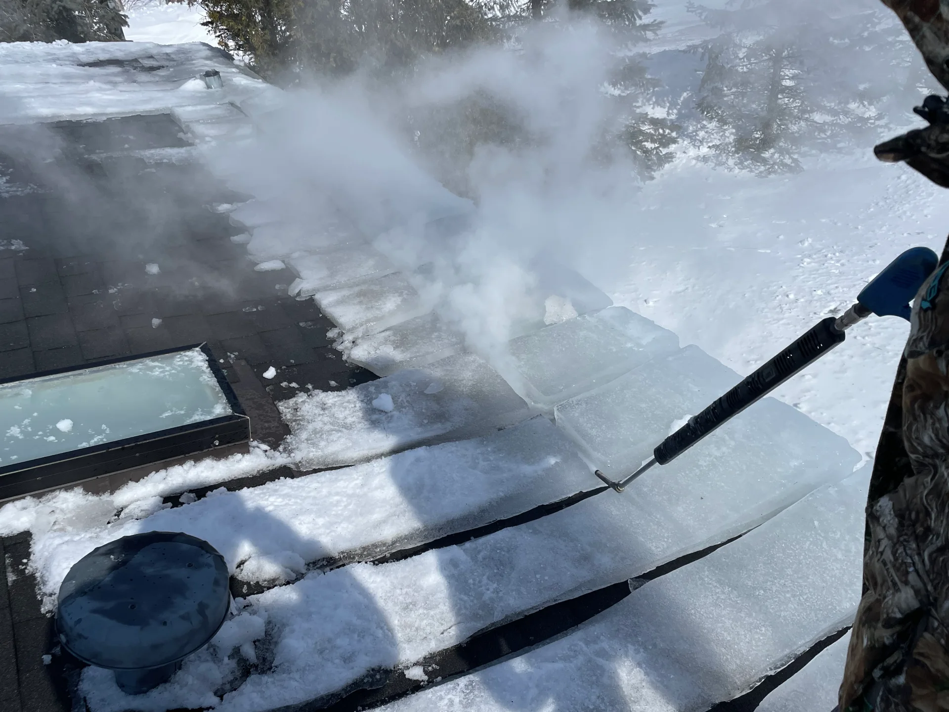 Montana ice dam removal