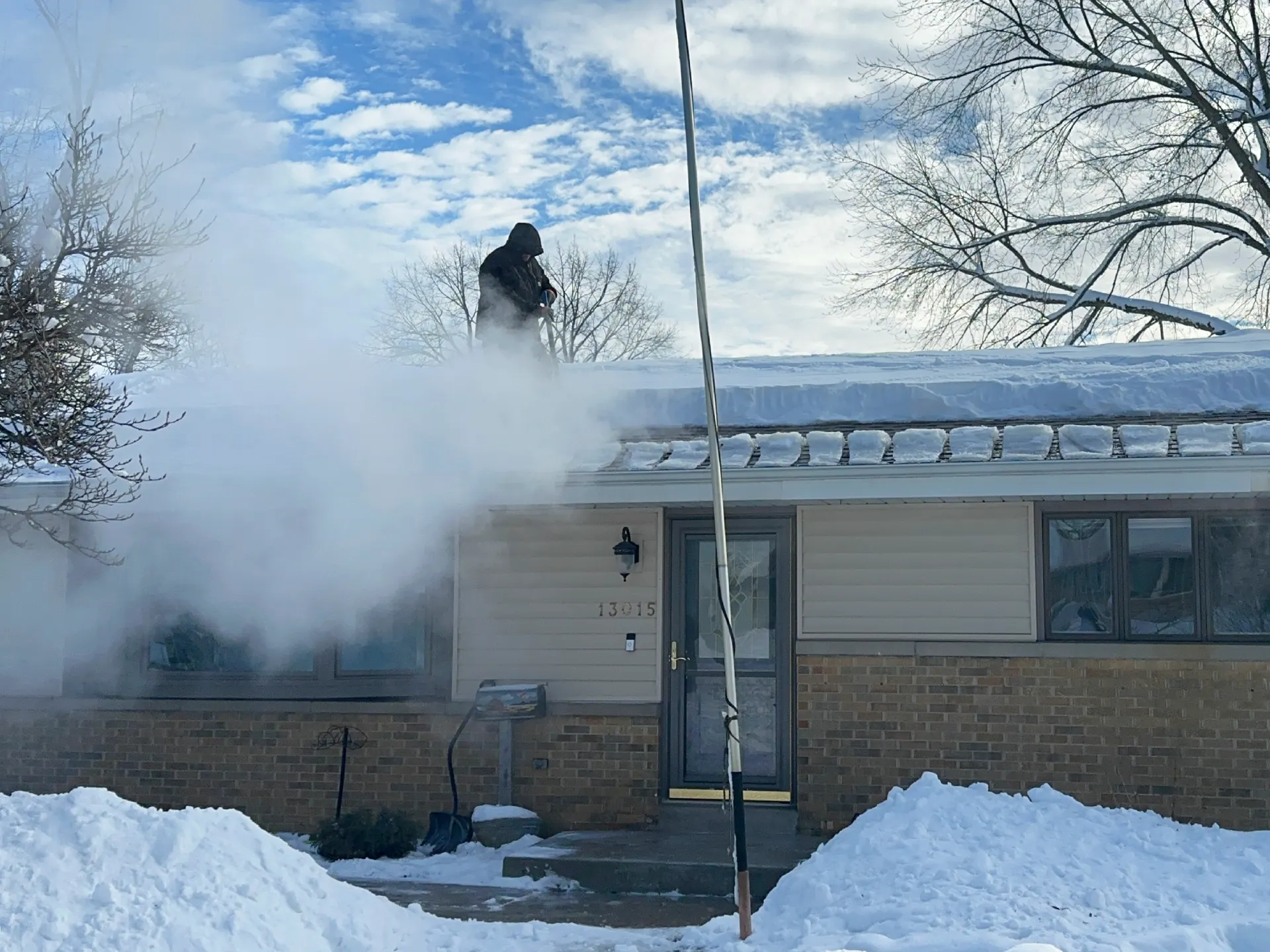 Nebraska ice dam removal