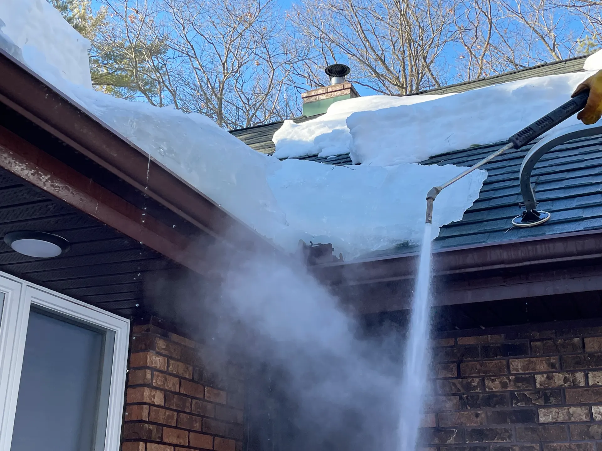 NJ ice dam removal service