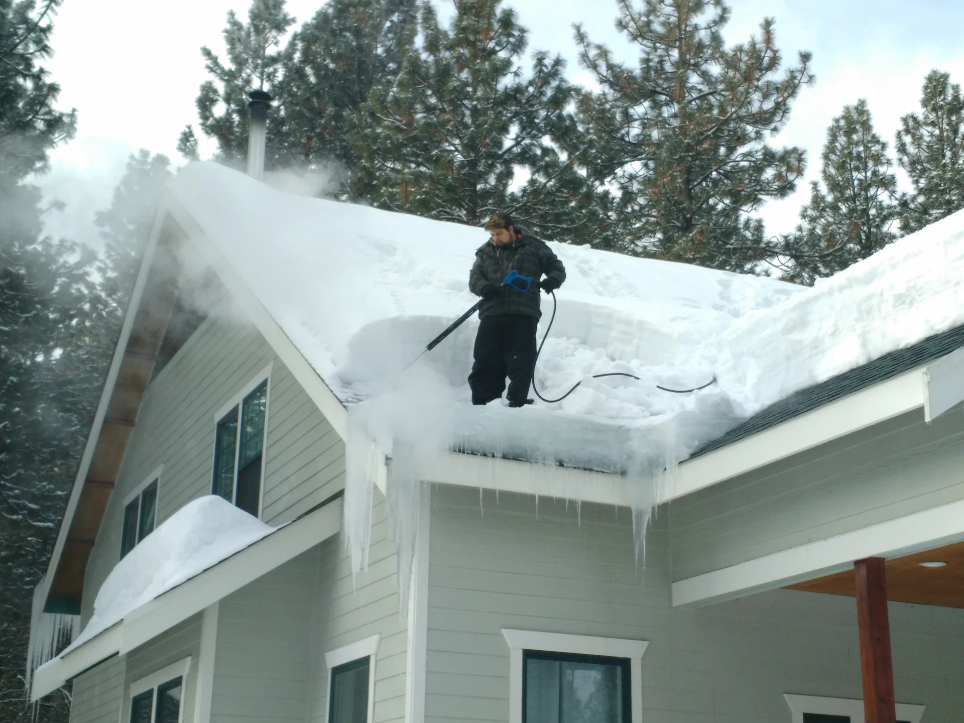 Oregon ice dam removal