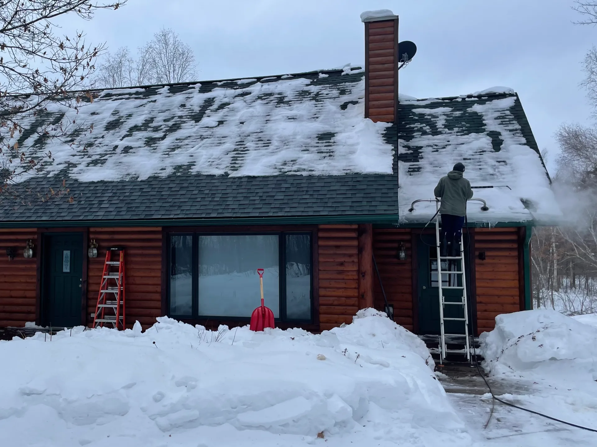 Rhode Island ice dam removal