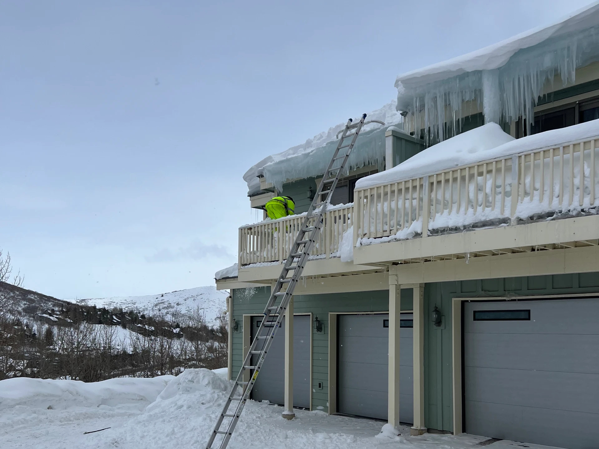 Utah ice dam removal