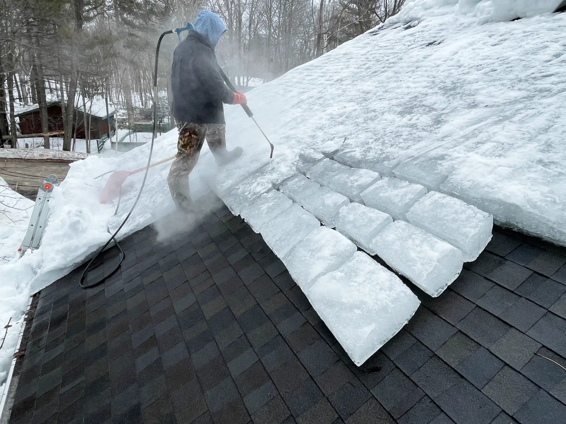 Virginia ice dam removal