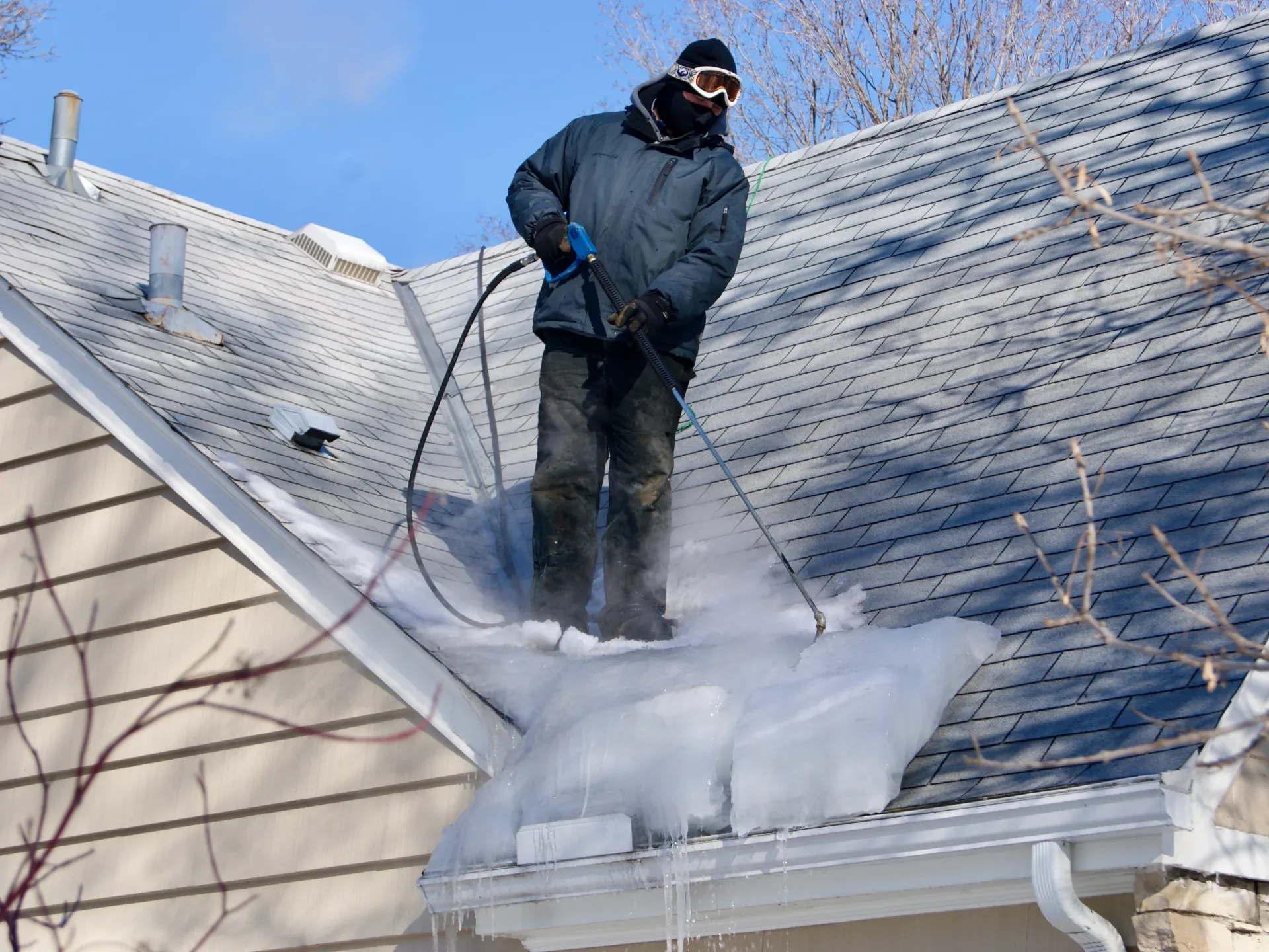 WV ice dam removal service