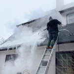 Ice Dam Steaming about us 1