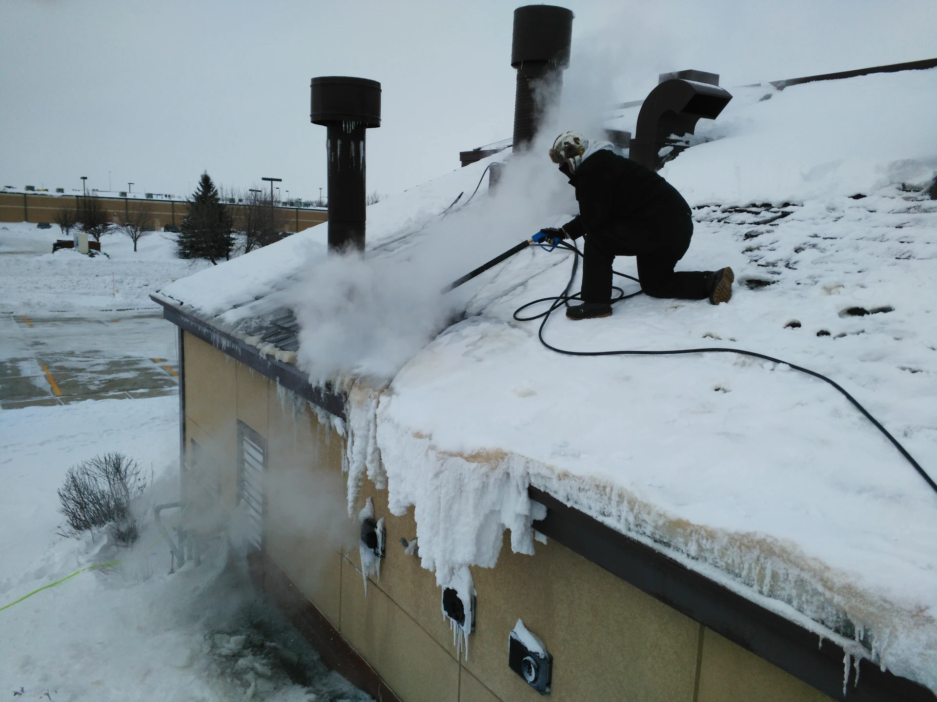 Ice Dam Steaming about us 16