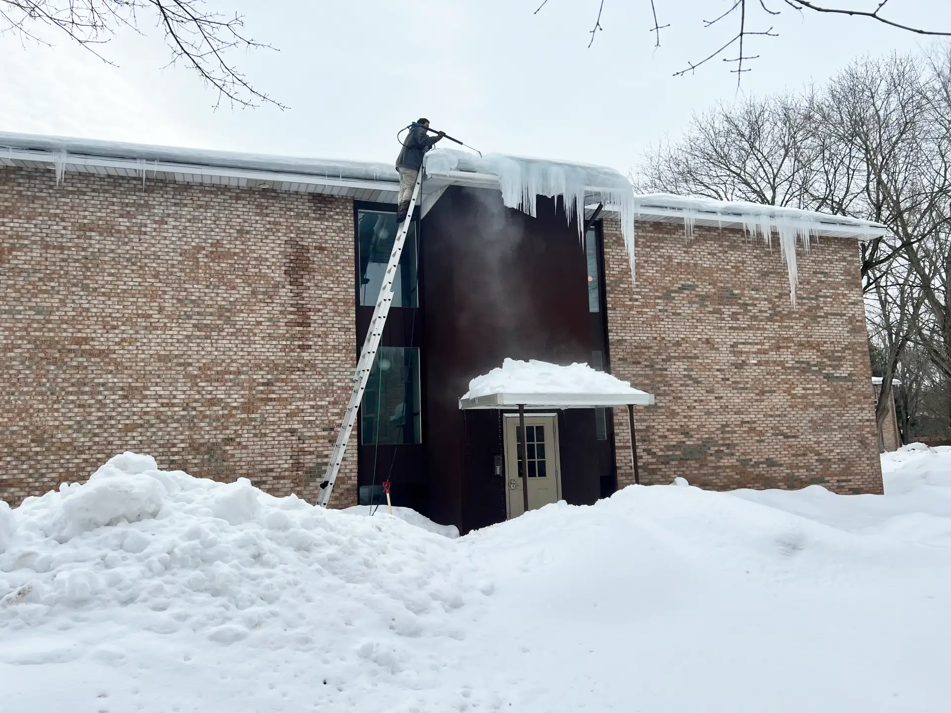 Ice Dam Steaming about us 18