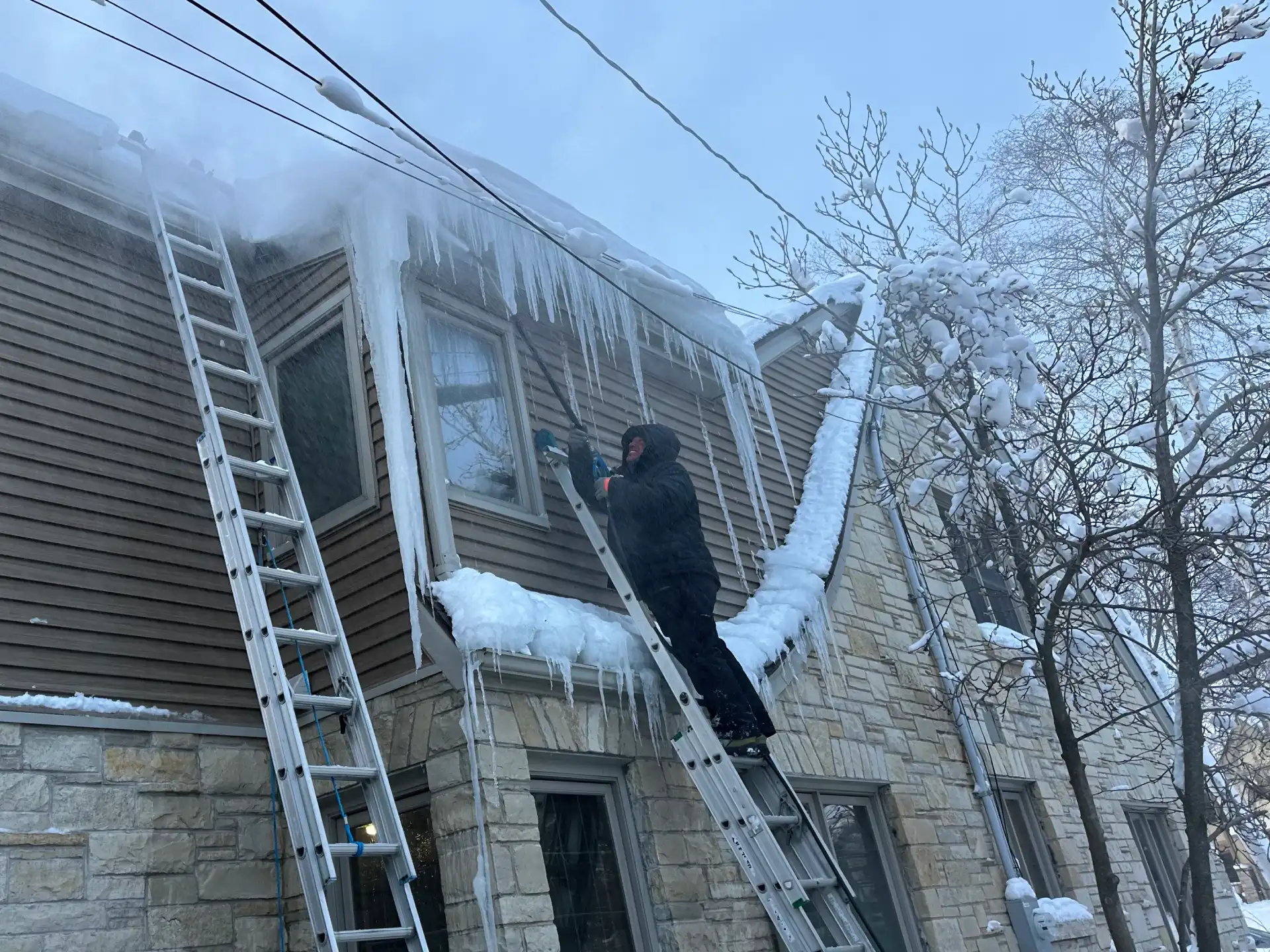 Ice Dam Steaming about us 19