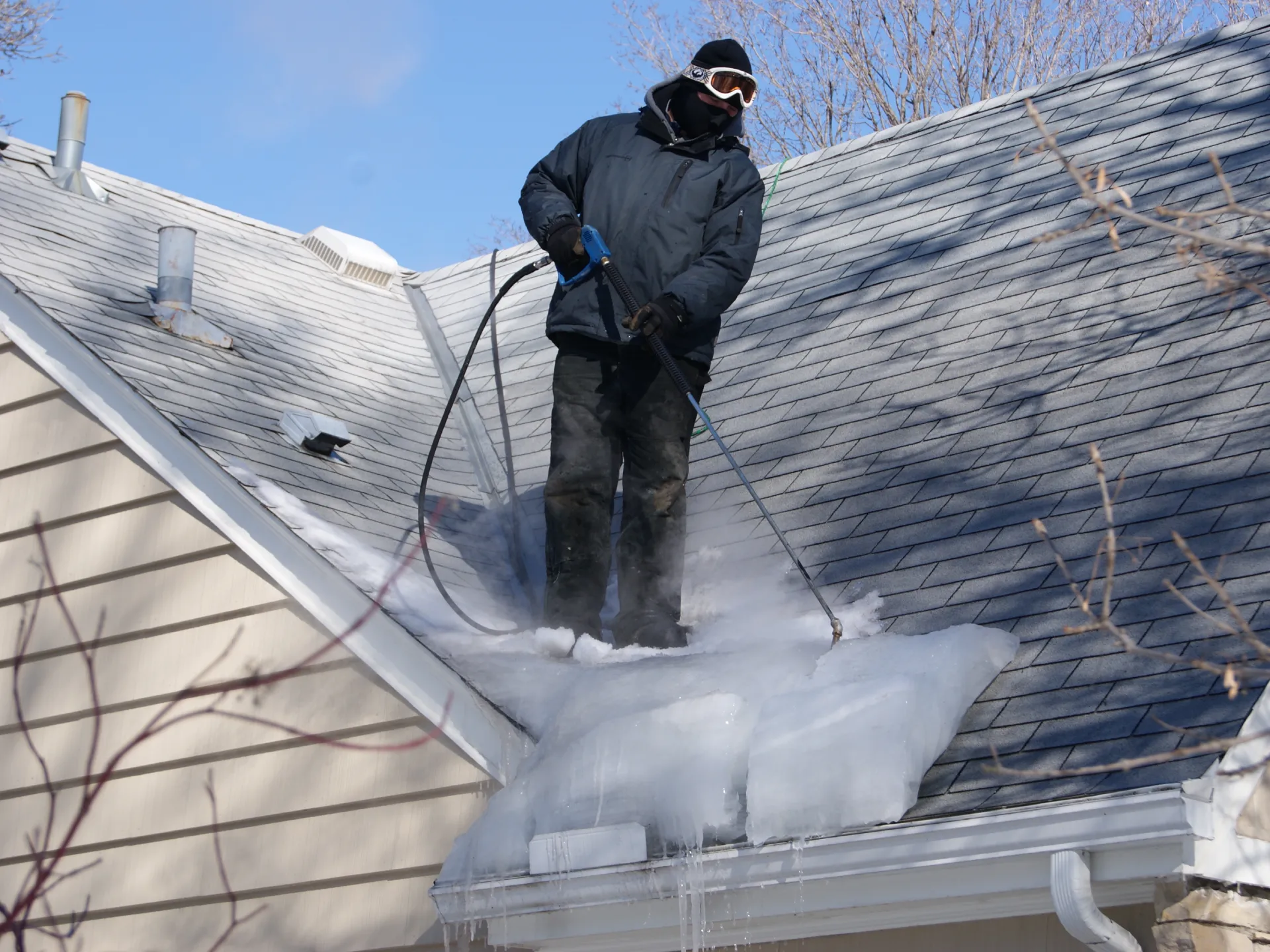 Ice Dam Steaming about us 2