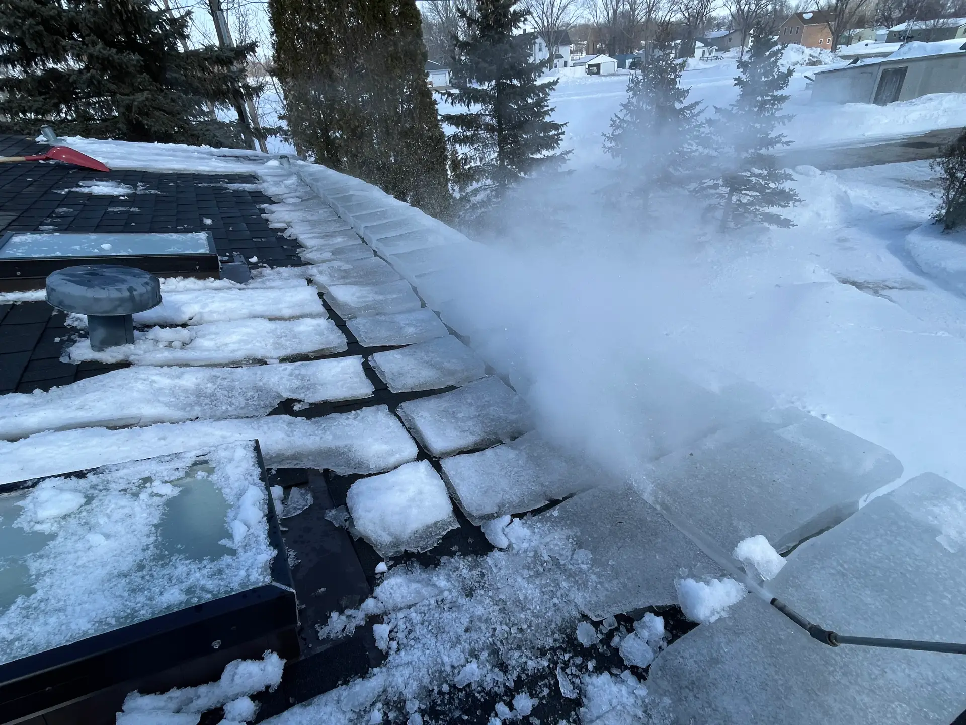 Ice Dam Steaming about us 27