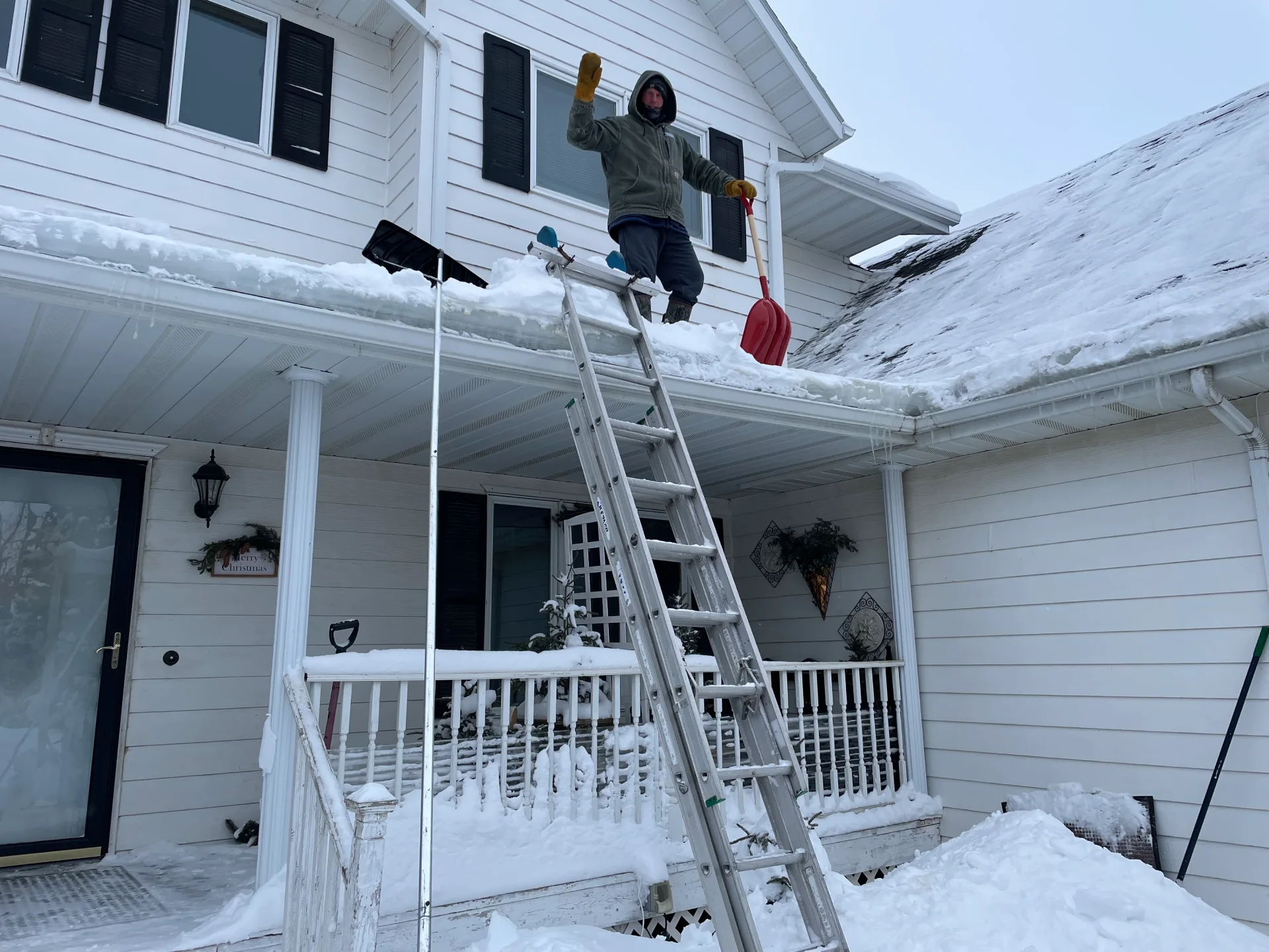 MA roof snow removal service