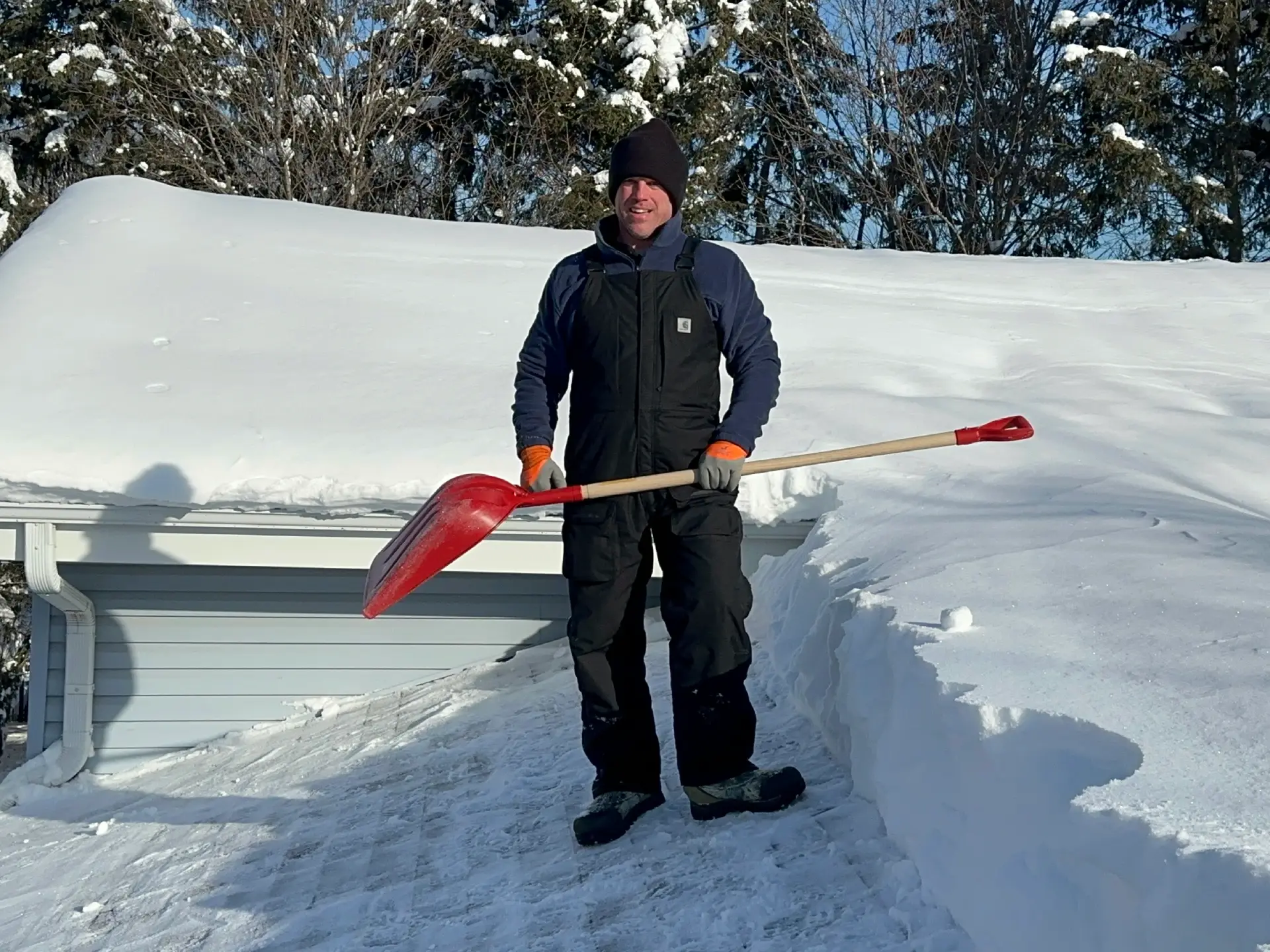 Maine roof snow removal