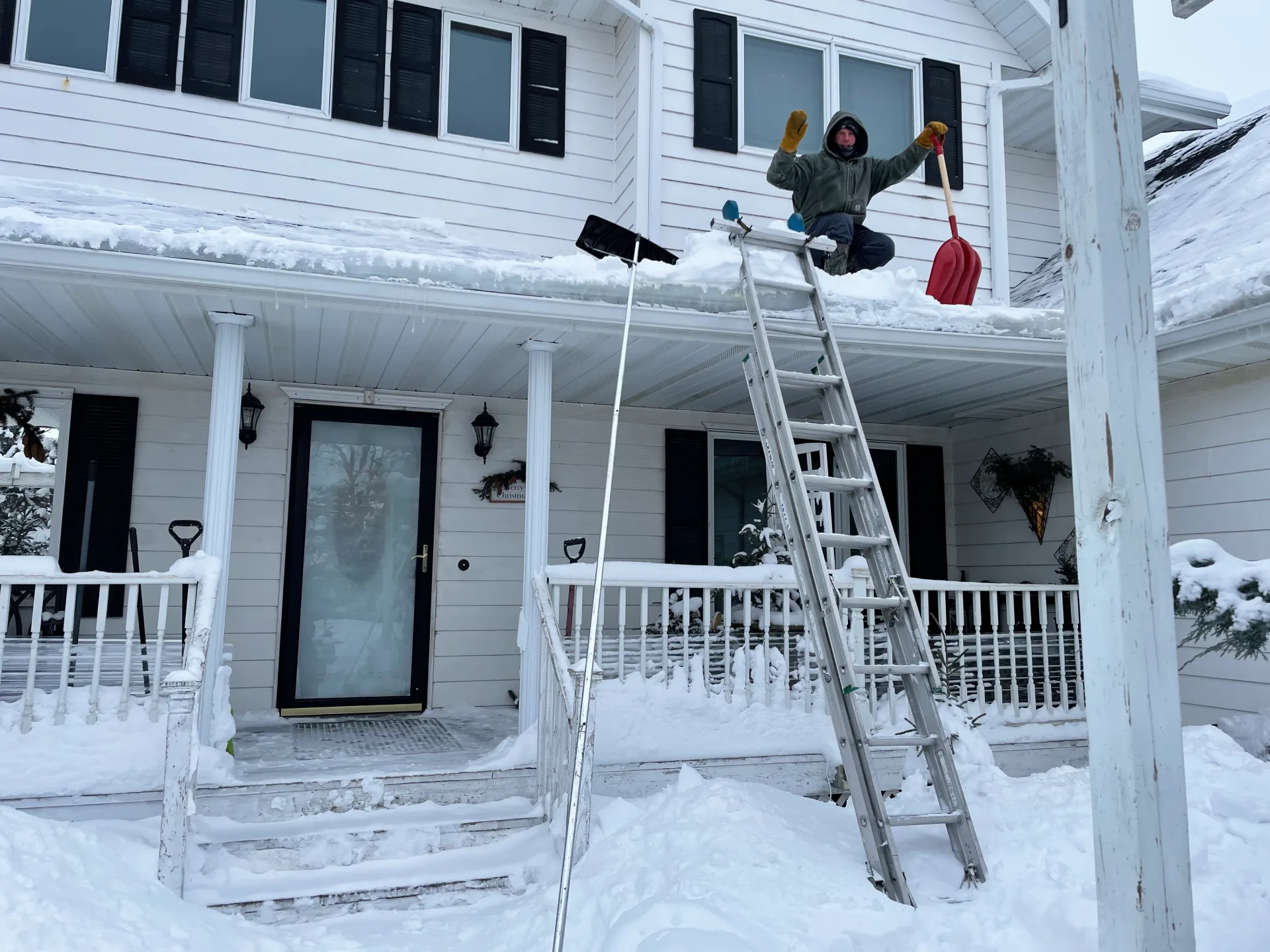 New Jersey roof snow removal