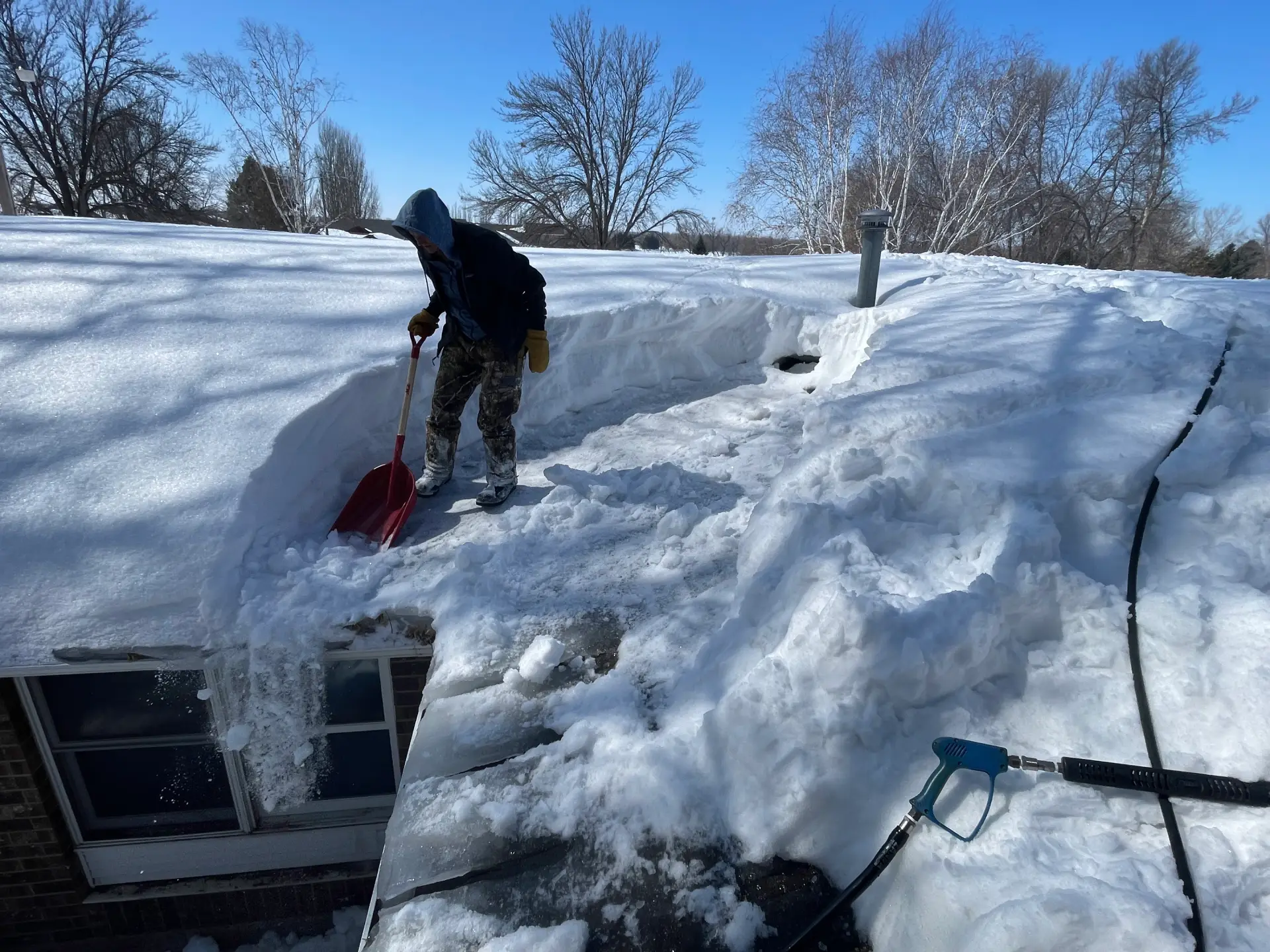 Rhode Island roof snow removal